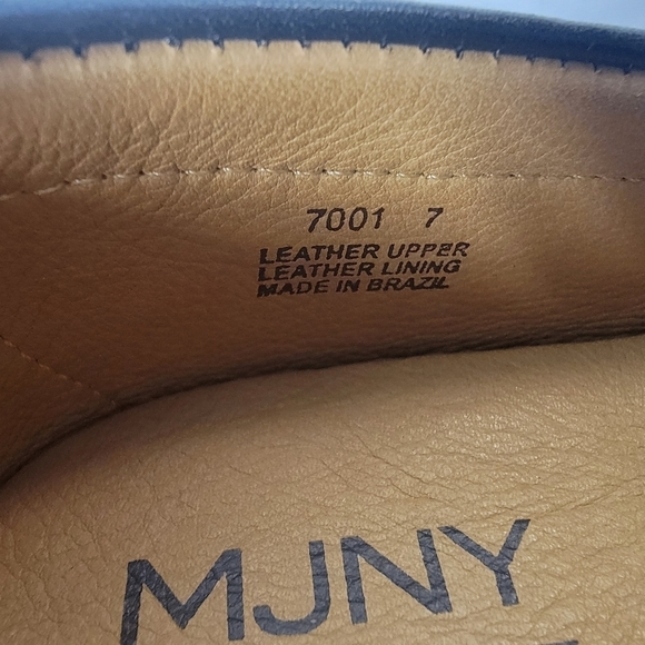 Marc Joseph New York Women's Lake Road Loafer Size 7 Grainy Black Slip On Shoe - Picture 2 of 8